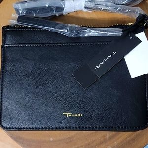 NWOT black tahari crossbody